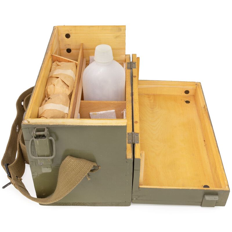 Czech Army Wooden Medical Box, , large image number 1