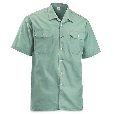 German Customs Short Sleeve Shirt | Mint Green