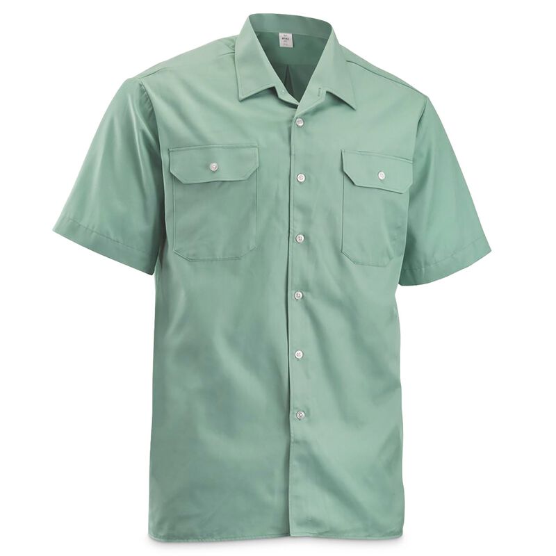German Customs Short Sleeve Shirt | Mint Green image number 0