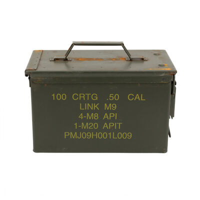 50 Cal. OD Ammo Box Stenciled Mixed, , large