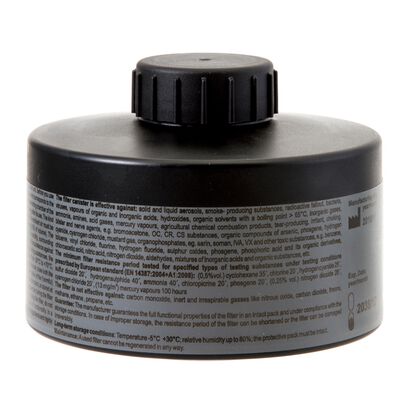 CBRN Gas Mask Filter NBC-77 SOF 40MM Thread | 20 Year Shelf Life, , large