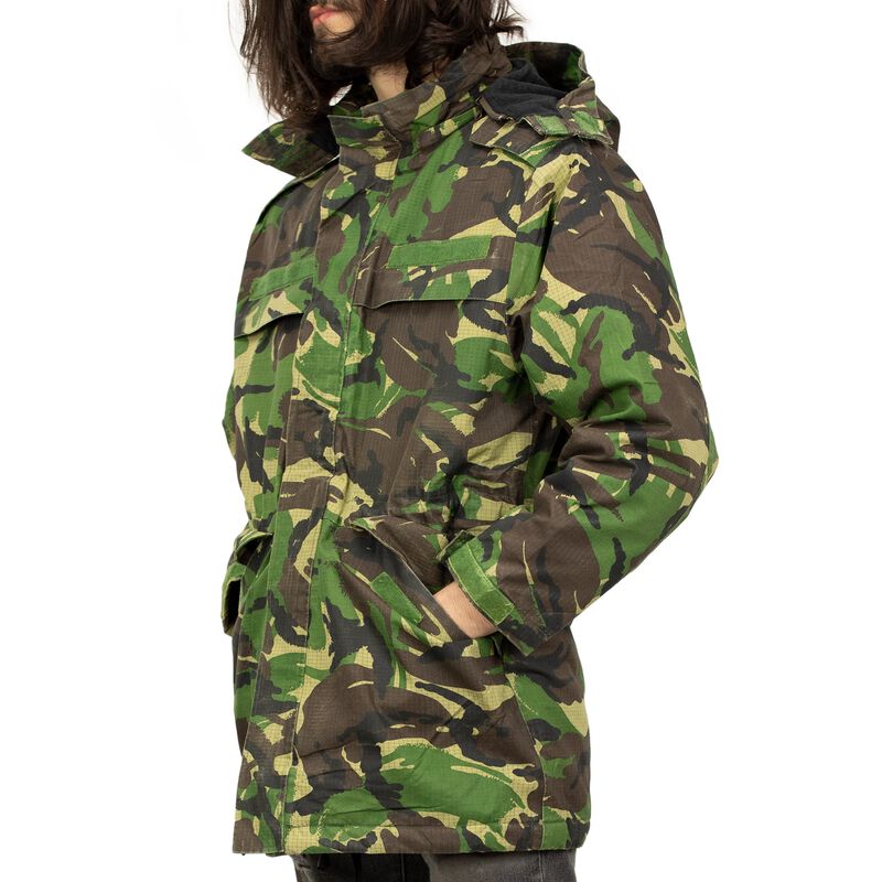 Romanian Ripstop Woodland Parka | Fleece Trim, , large image number 0