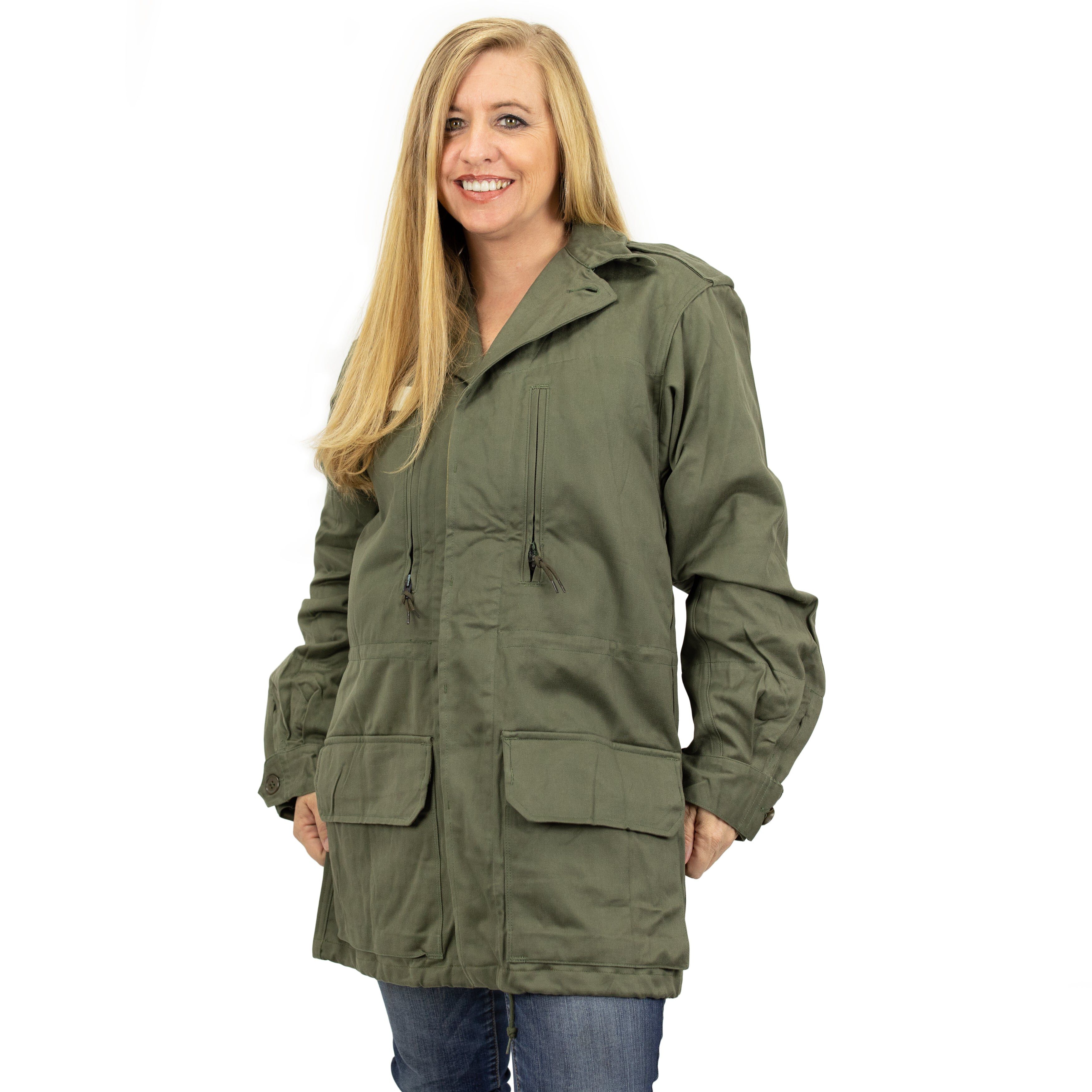 Genuine French military M-64 field parka with liner, mods