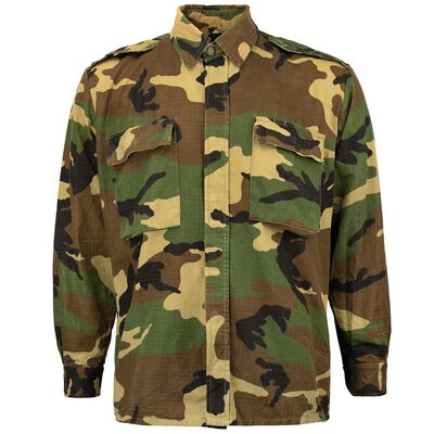 Croatian Woodland Rip-Stop Long Sleeve BDU Shirt
