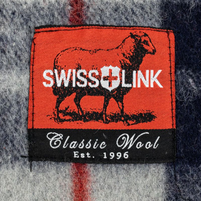 New Plaid Wool Blanket, Swiss Link Classic Wool image number 2