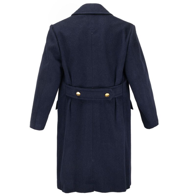 Wool Italian Navy Overcoat, , large image number 1