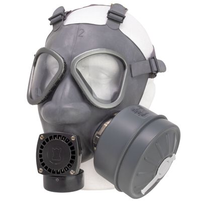 Finnish Army Gas Mask & Filter, , large