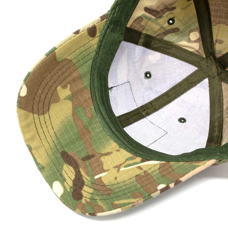 Adjustable Multi-Cam Tactical Rip-Stop Hat Bill image number 3