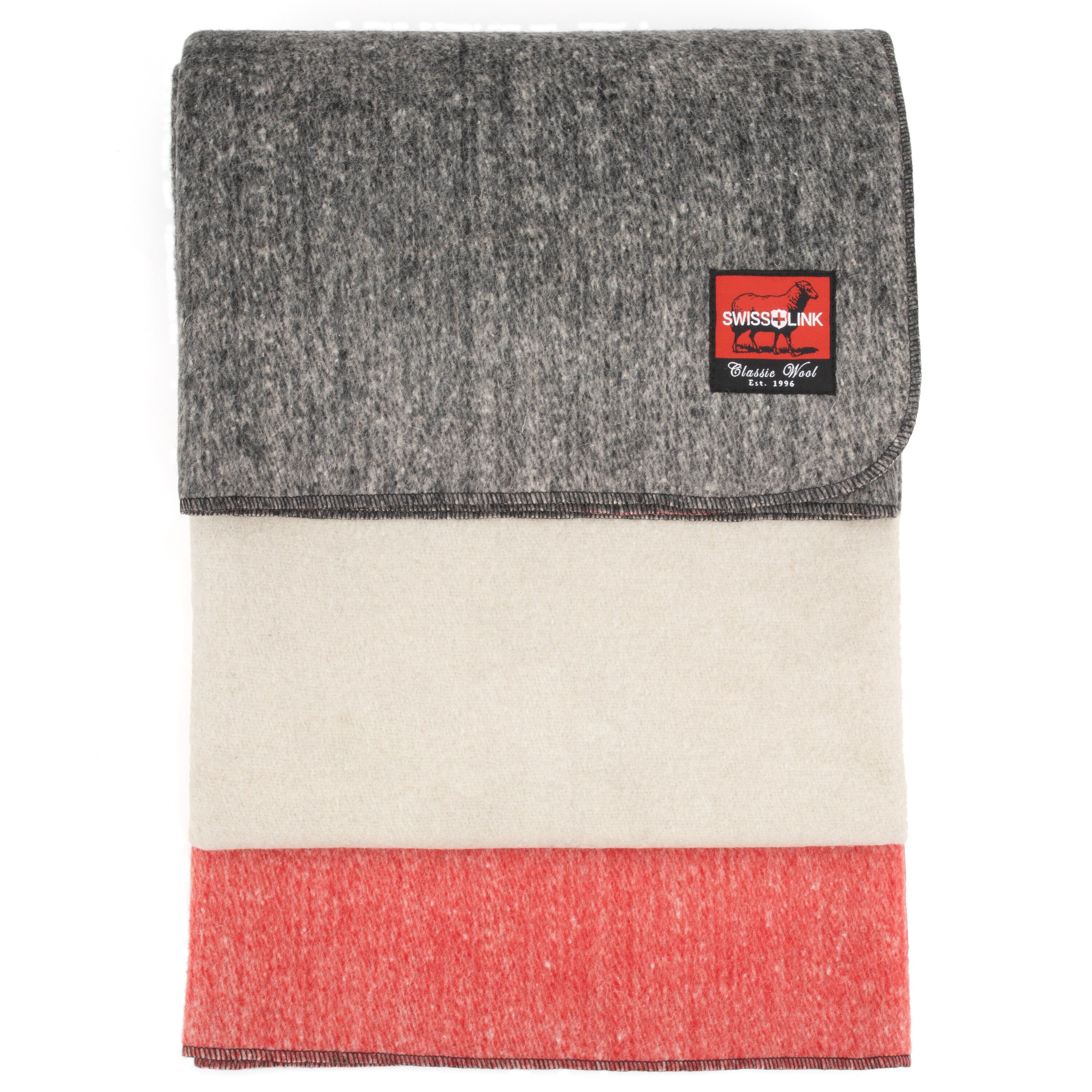 Swiss link classic wool blanket top