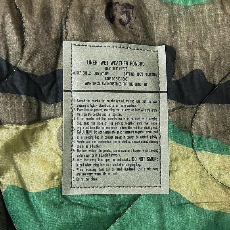U.S. G.I. "Woobie" Poncho Liner | New, , large image number 2
