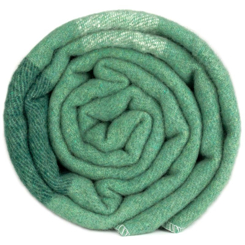 Sage Green Classic Wool Blanket, , large image number 2