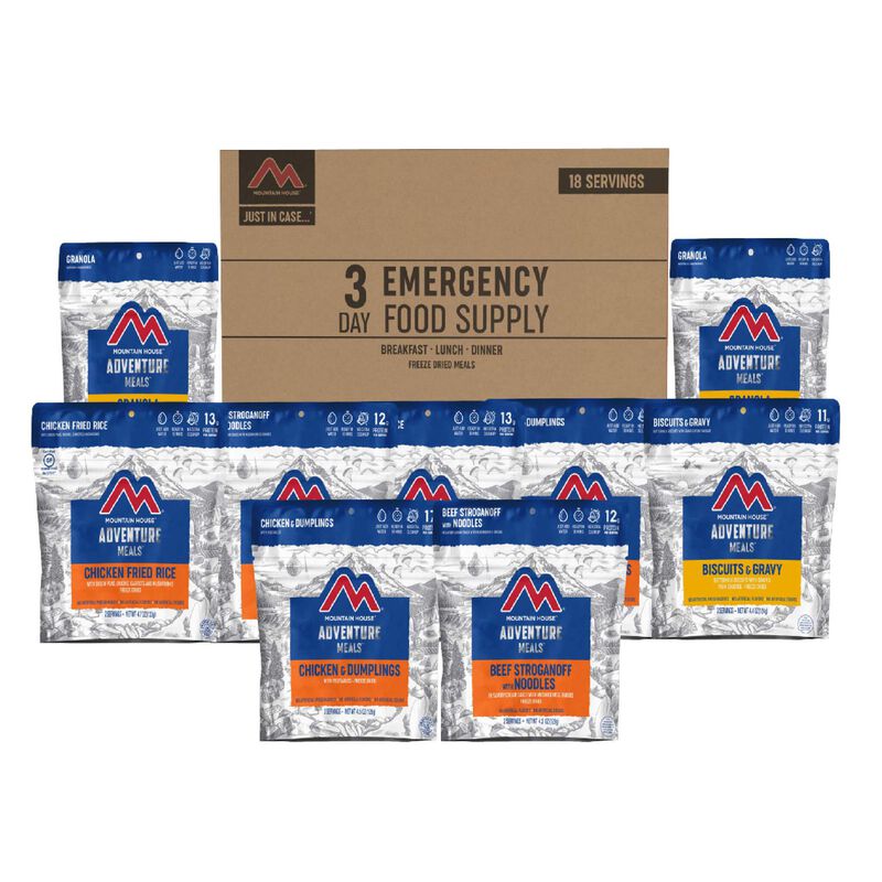 3 Day Emergency Food Supply | Mountain House Freeze Dried Food, , large image number 1
