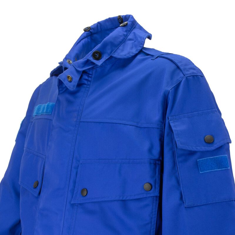 Dutch Civil Defense Royal Blue Parka, , large image number 1