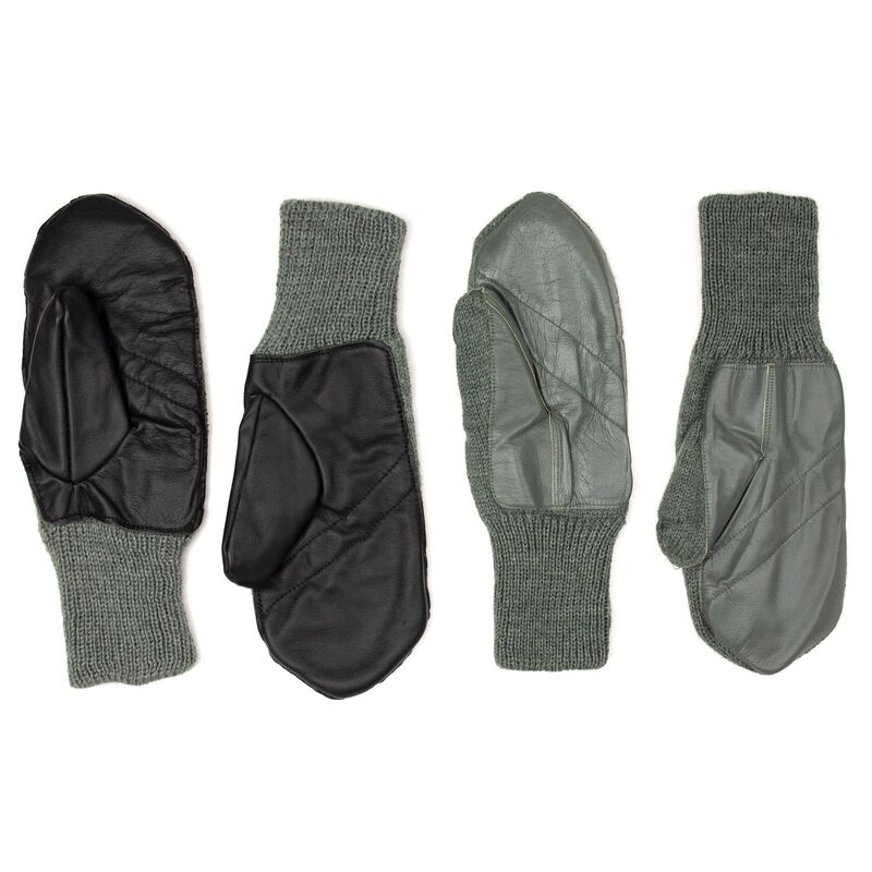 Swiss Wool Mittens w/Leather Palms - Mixed Colors | Issued, , large image number 1