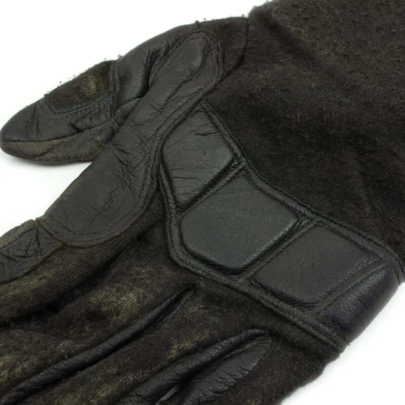 Black Austrian Leather Tactical Gloves | Padded Knuckles, , large image number 3