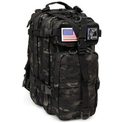 HITCO™ Assault Pack | MOLLE Backpack | Black Camo