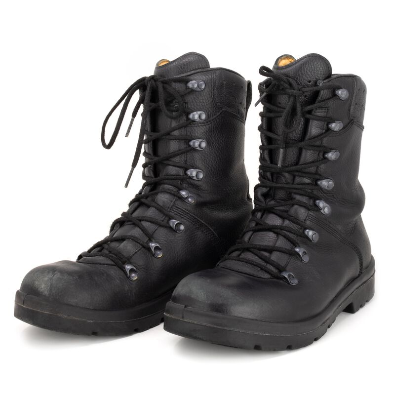 German Ranger Boots | Black Leather image number 0