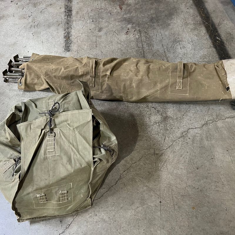 Czech Military Tent for PK26 w/ Steel Frame and Plexiglass Windows, , large image number 7