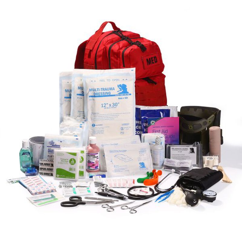 First Aid Full Tactical Trauma Kit | Red, , large image number 2