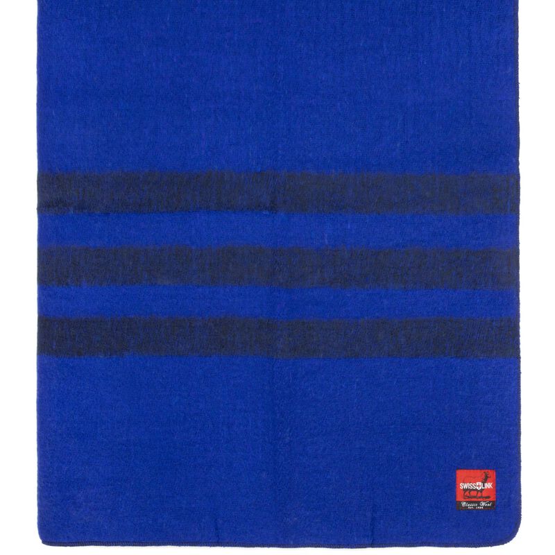 Royal Blue Classic Wool Blanket, , large image number 0