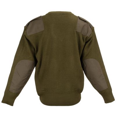 Italian Commando Sweater OD V-Neck | New, , large
