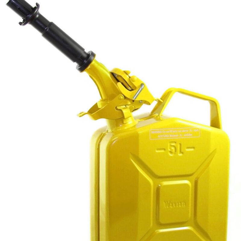 Yellow 5 Liter Wavian Diesel Can — original NATO Jerry Can image number 0