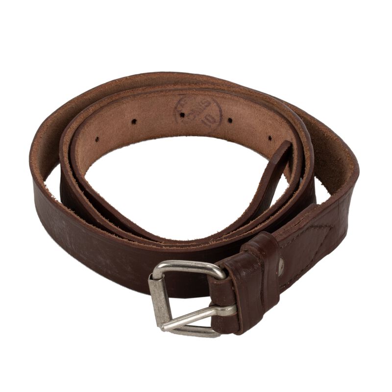 Romanian Surplus Leather Belt | Used, , large image number 0