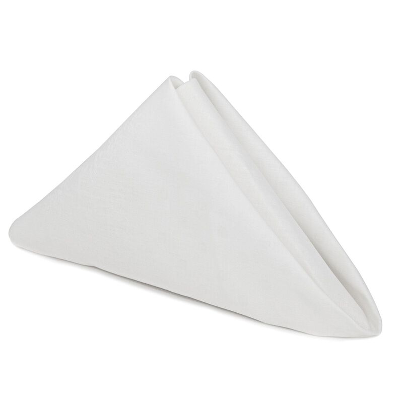Italian White Linen Napkins | 4-pack | Unissued, , large image number 1