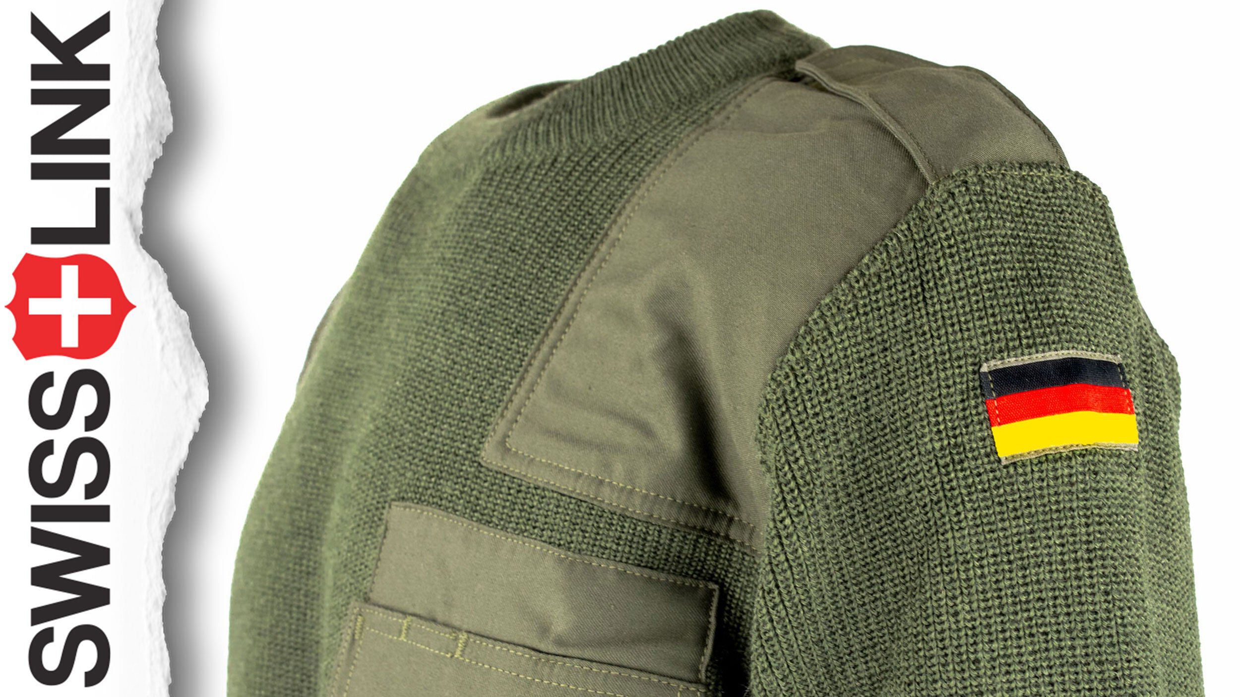 Buy German Wool Army Commando Sweater for USD 79.99 Swisslink