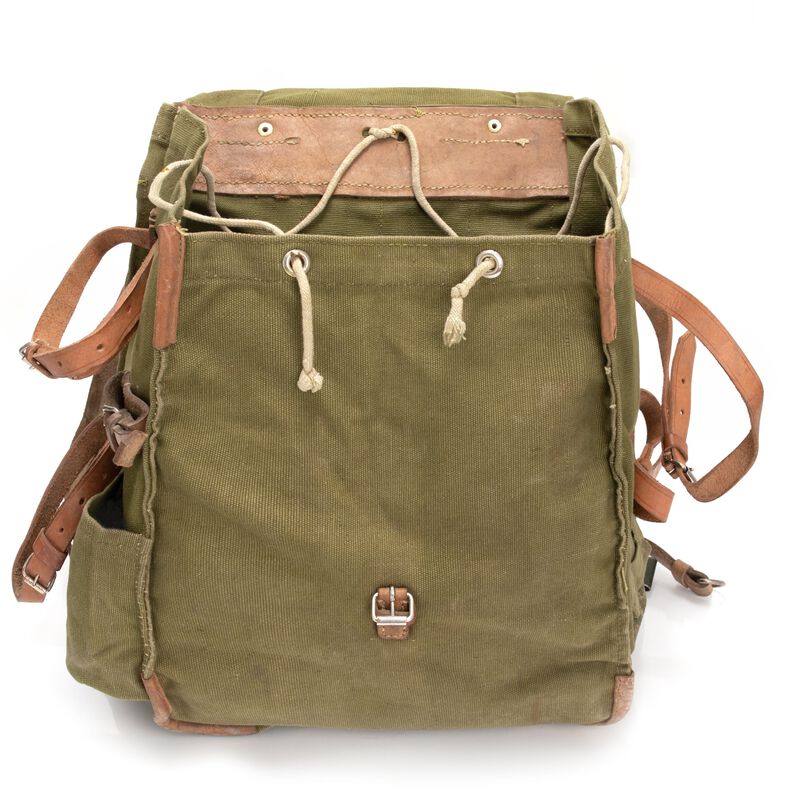 Backpack Romanian Army Canvas Heavy Duty | Missing Straps, , large image number 4