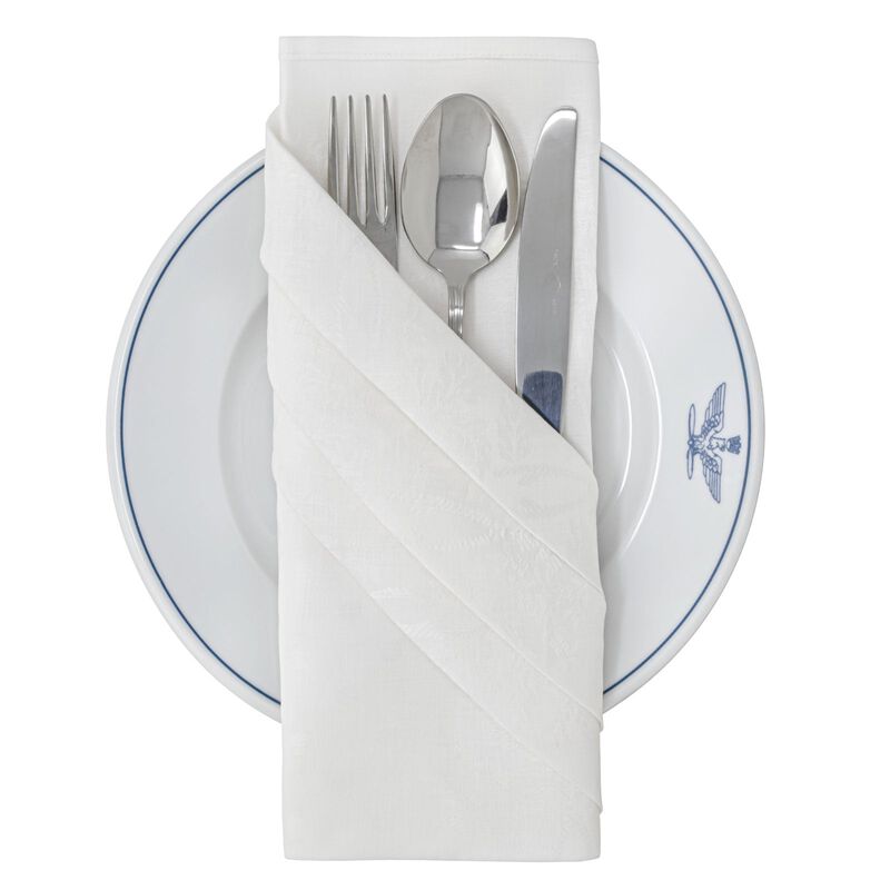 Italian White Linen Napkins | 4-pack | Unissued, , large image number 0