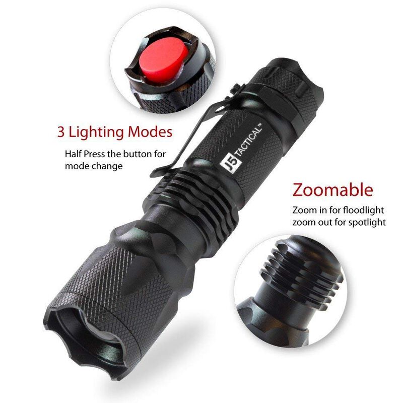 300 Lumen V1 PRO Flashlight | J5 Tactical, , large image number 4