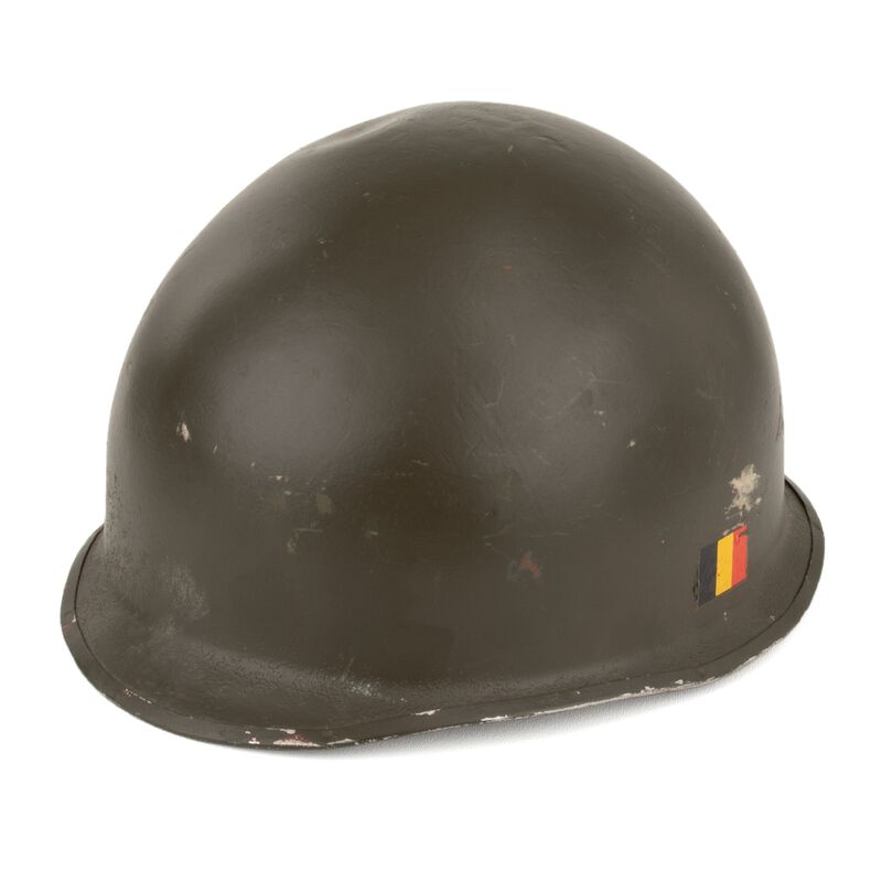Belgian M1 Helmet Olive-Drab | Used No Liner, , large image number 1