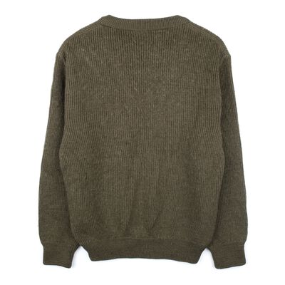 French Wool Sweater | V-Neck, , large