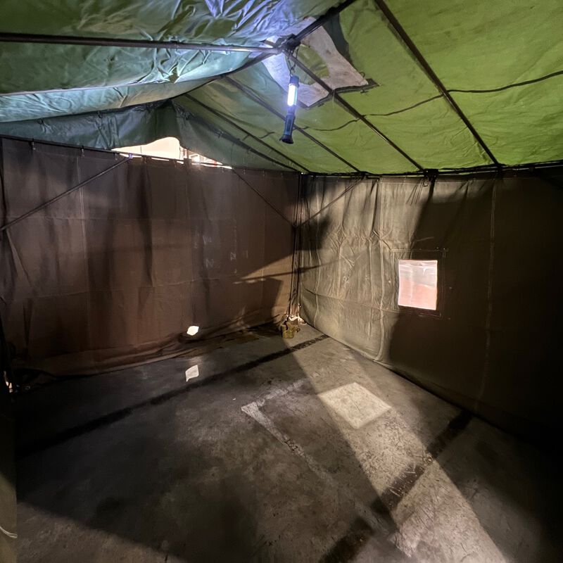 Czech Military Tent for PK26 w/ Steel Frame and Plexiglass Windows, , large image number 2