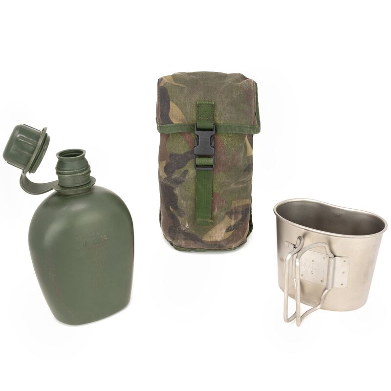 Dutch Canteen & Cup With Woodland MOLLE Cover image number 0