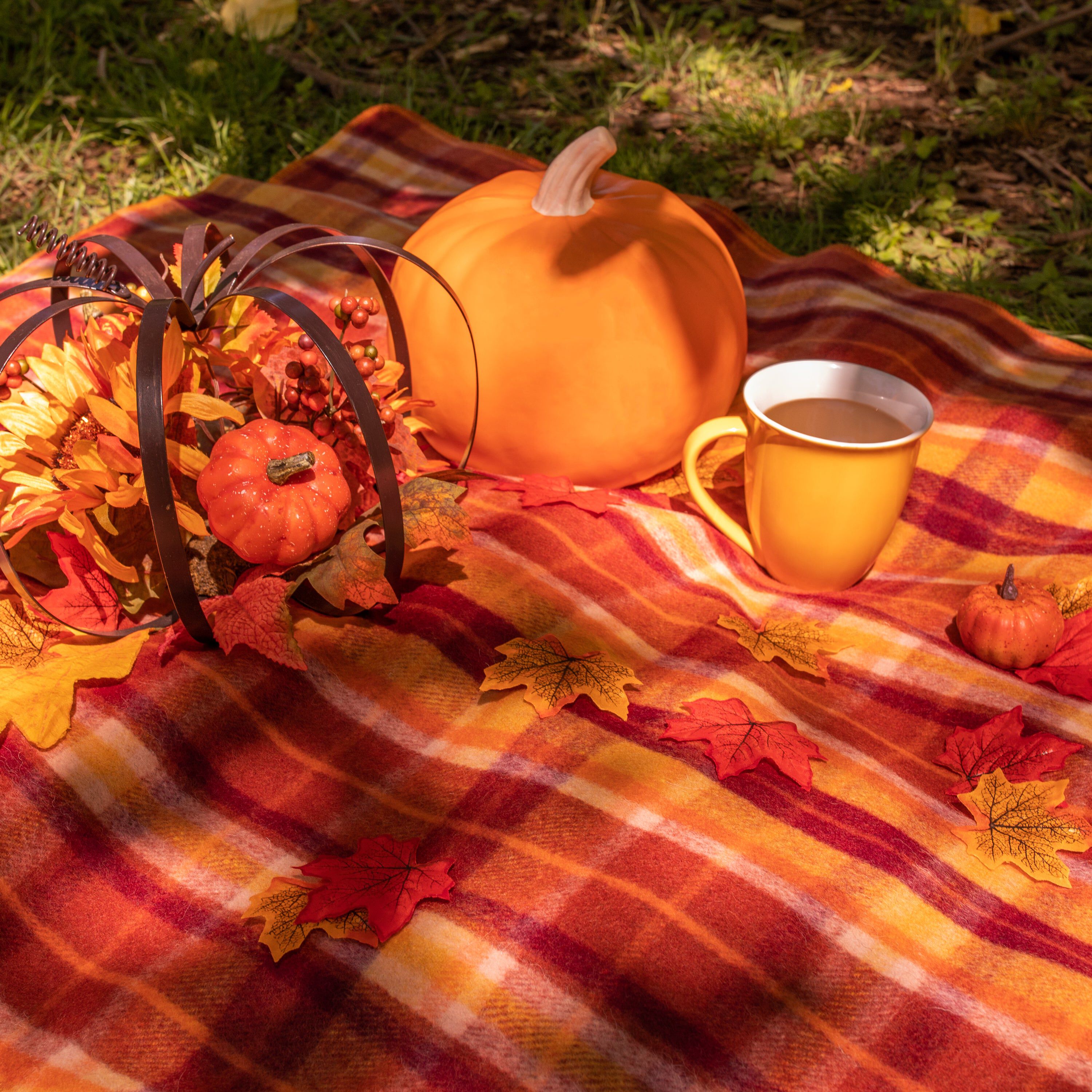 Buy Pumpkin Spice Classic Wool Blanket for USD 54.99 | Swisslink