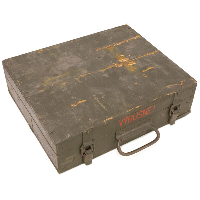 Slovakian Army Wooden Box image number 0