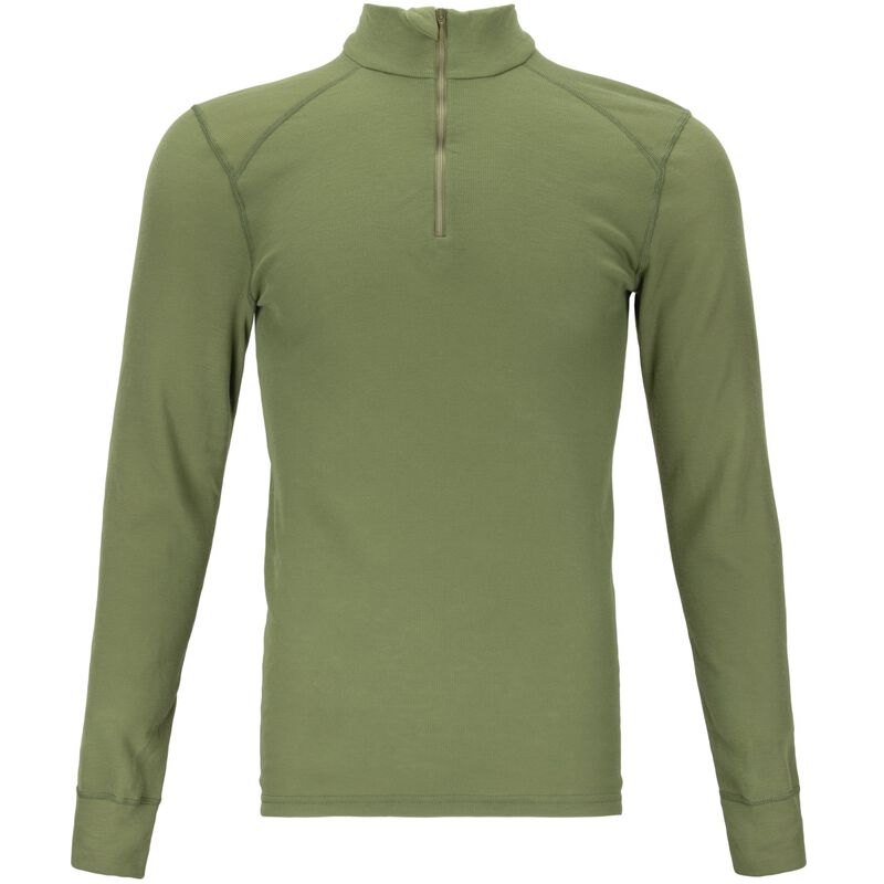 Dutch Army OD 1/4 Zip Long Sleeve Shirt, , large image number 0