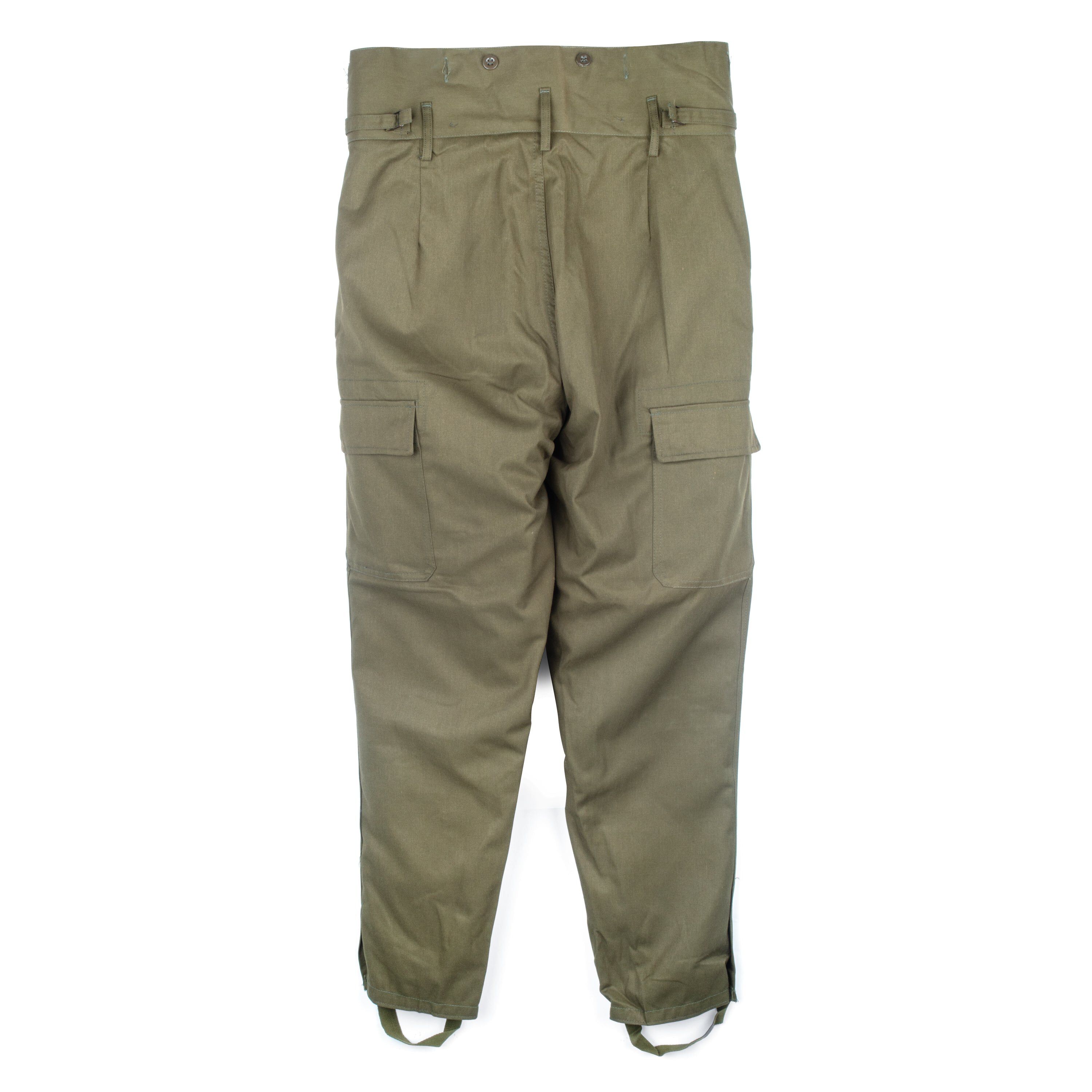 ACLENT！Drost military wide pants Original Dutch Army Trouser Heavy Duty Military Cargo