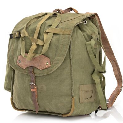 Romanian Military Canvas Backpack with Helmet Straps, , large
