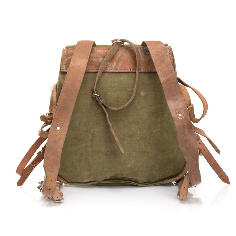 Backpack Romanian Army Canvas Heavy Duty | Missing Straps, , large image number 3