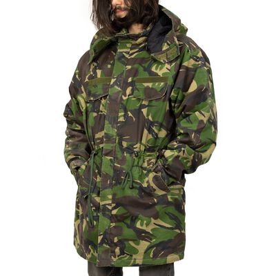 Romanian Ripstop Woodland Parka | Quilted Trim
