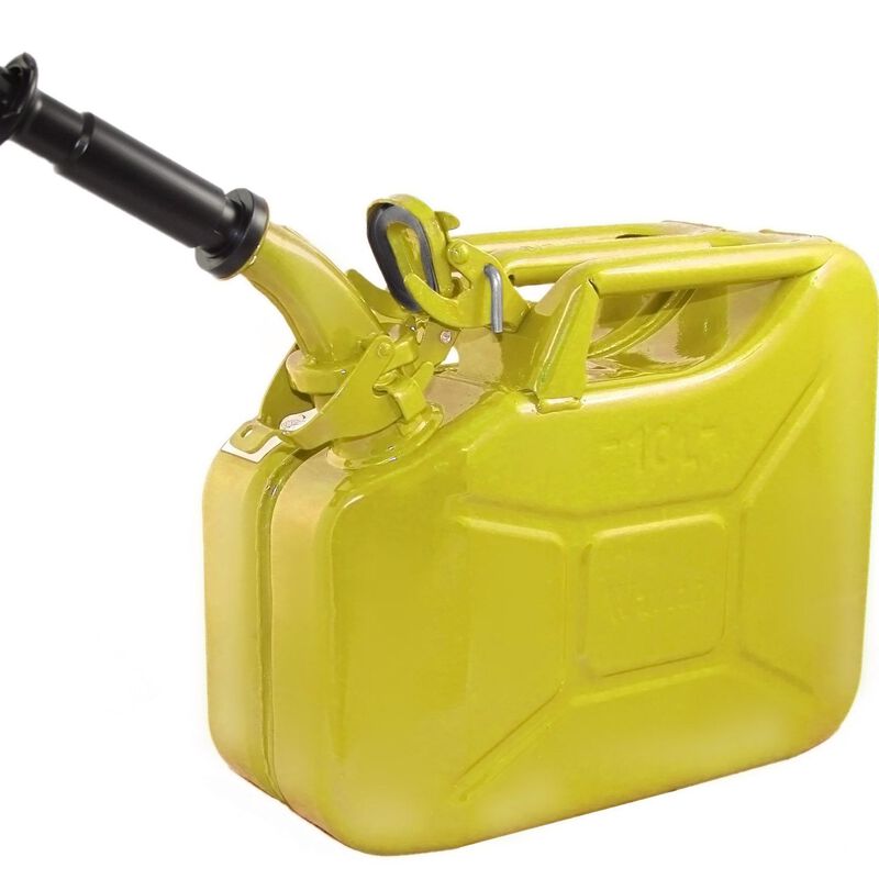 Yellow 10 Liter Wavian Diesel Can — original NATO Jerry Can image number 0