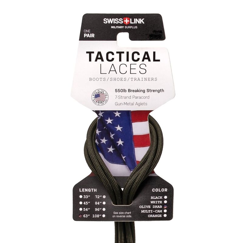 Tactical Boot Laces image number 0
