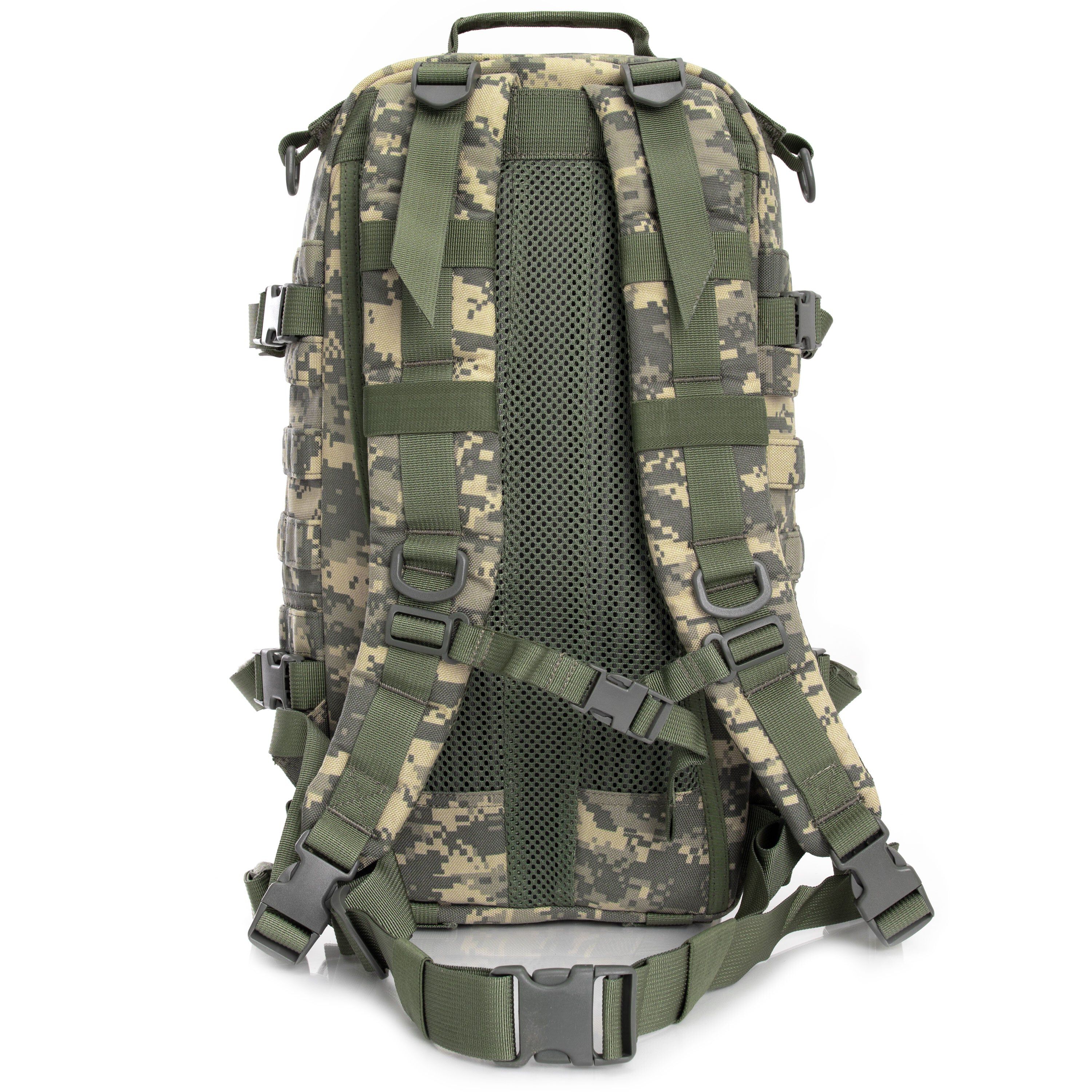 Backpack with molle straps clearance
