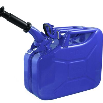 Blue 10 Liter Wavian Kerosene Can — original NATO Jerry Can