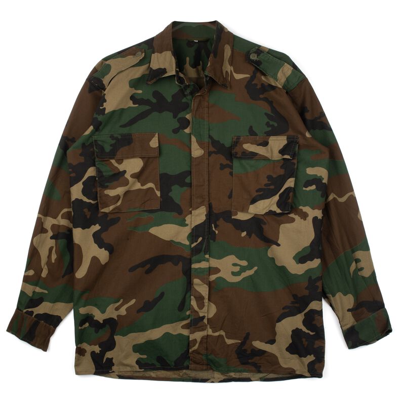 Croatian BDU Shirt Used | Assorted Woodland Camo image number 0