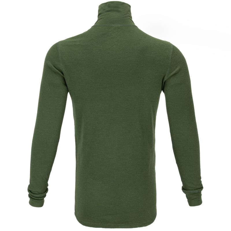 Dutch Army Woolen 1/4 Zip Long Sleeve Shirt | OD, , large image number 1