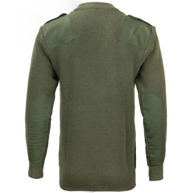 German Army Wool Commando Sweater Reproduction | Black & Olive Drab, , large image number 1